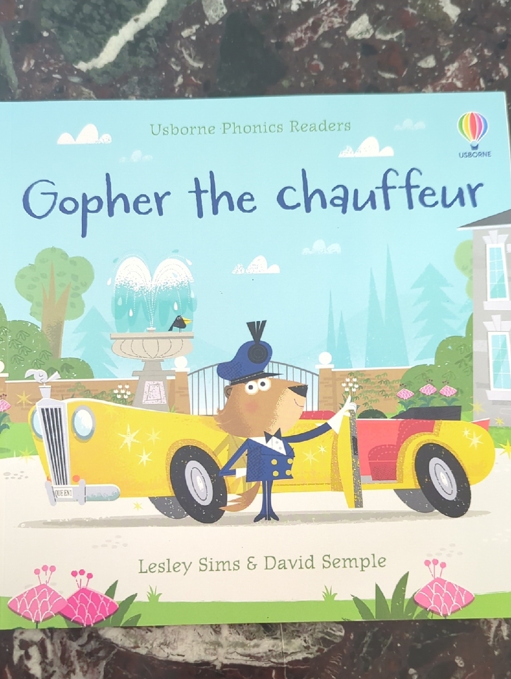 Usborne Gopher the Chauffeur - Yellow Kids Picture Book